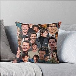 Pedro Pascal Photo Throw Pillow