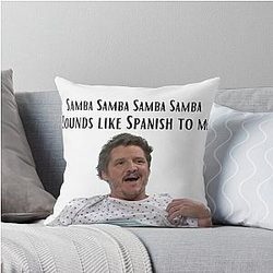 Pedro Pascal Sounds Like Spanish to Me Throw Pillow