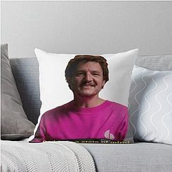 Pedro Pascal Daddy State Of Mind Throw Pillow