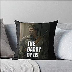 Pedro Pascal Joel The Last of Us Throw Pillow