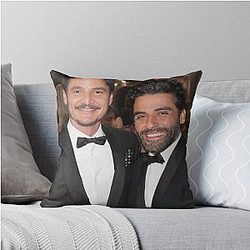Oscar Isaac & Pedro Pascal Throw Pillow