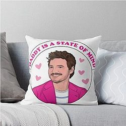 Pedro Pascal Meme Throw Pillow