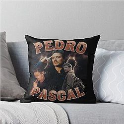 Pedro Pascal Joel The Last of Us Throw Pillow