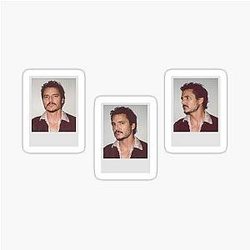 Pedro Pascal vintage photograph sticker pack