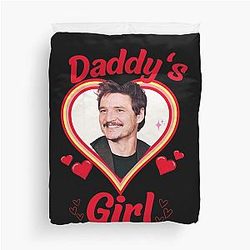 Pedro Pascal Daddy's Girl The Last of Us - Pedro Pascal The Daddy of Us The Last of Us Pedro Pascal Duvet Cover