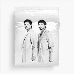 Pedro Pascal and Paul Mescal Vintage Duvet Cover