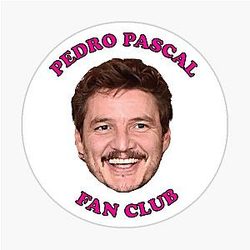 Pedro Pascal Fan Club Sticker