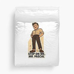 Step on Me Mr. Pascal Funny Pedro Fan Sticker Duvet Cover