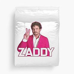 Pedro Pascal Zaddy Duvet Cover