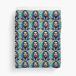 Cosmic Pedro Pascal Art Duvet Cover