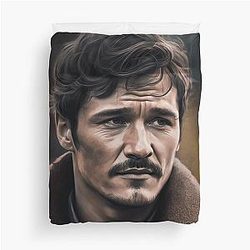 Pedro Pascal Artwork Duvet Cover