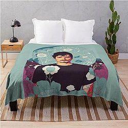 Pedro Pascal by Callis Arts Throw Blanket