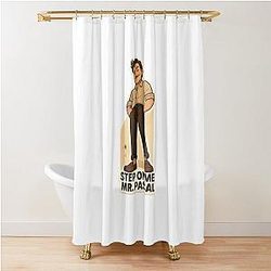 Step on Me Mr. Pascal - Funny Pedro Pascal Fan Shower Curtain