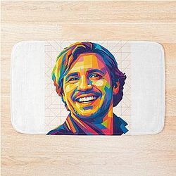 Pop Art Pedro Pascal Bath Mat