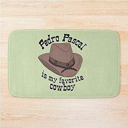 Pedro Pascal is my favorite cowboy bathroom mat