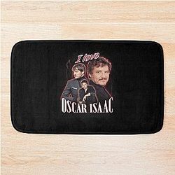 I Love Oscar Isaac Pedro Pascal Cursed Fan Collage Bath Mat