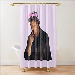 Pedro Pascal Pink Heart Crown Cute Shower Curtain