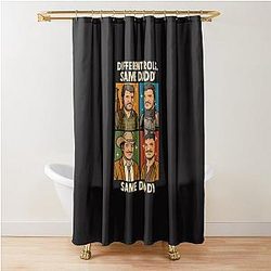 Pedro Pascal Different Roles Same Daddy Funny Sticker Fan Art Vinyl Decal Shower Curtain