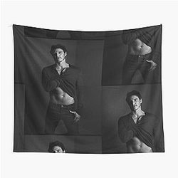 Pedro Pascal BW Tapestry
