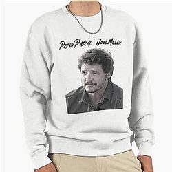 Pedro Pascal in A Vintage Art Look as Joel Pullover Sweatshirt