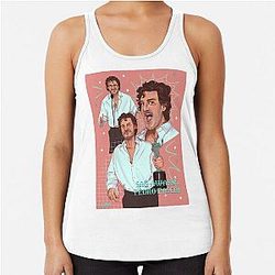 Sag Award Winner Pedro Pascal Racerback Tank Top