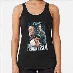 I Love Pedro Pascal Oscar Isaac Cursed Fan Collage Tank Top