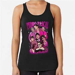 Pedro Pascal in Pink Racerback Tank