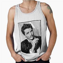 Pedro Pascal BW Tank Top