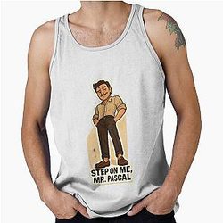 Step on Me Mr. Pascal – Funny Pedro PascalTank Top
