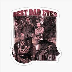Best Dad Ever Pedro Pascal Sticker