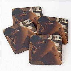 Shirtless Pedro Pascal Coasters Set of 4