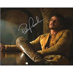 RP Pedro Pascal Signed GOT Photo 8x10 COA Certificate of Authentication Autographed Movie Poster