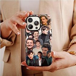 Pedro Pascal Photo Collage Phone Custom Protective Cases White
