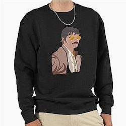 Pedro Pascal Javier Peña Drawing Cartoon Pullover Sweatshirt