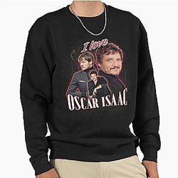 I love Oscar Isaac Pedro Pascal Cursed Fan Collage Sweatshirt