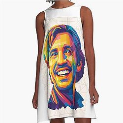 Pop Art Pedro Pascal A Line Dress