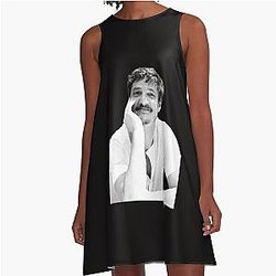 Cute Pedro Pascal in A-Line Dress