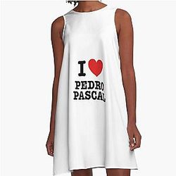 I Love Pedro Pascal A-Line Dress