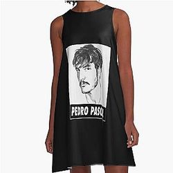 Pedro Pascal vintage A-line Dress