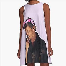 Pedro Pascal Pink A-Line Dress
