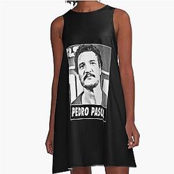 Pedro Pascal Vintage A-Line Dress