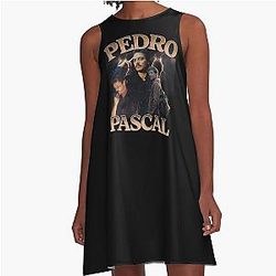 Pedro Pascal the Last of Us Pedro Pascal HBO A-Line Dress