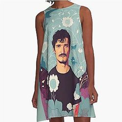 Pedro Pascal A-Line Dress by Callis Arts