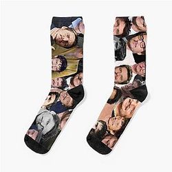 Pedro Pascal Photo Collage Socks