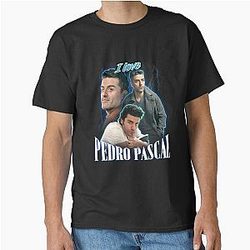 I Love Pedro Pascal Classic Fan Collage T-Shirt
