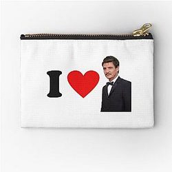 I Heart Pedro Pascal Zipper Pouch