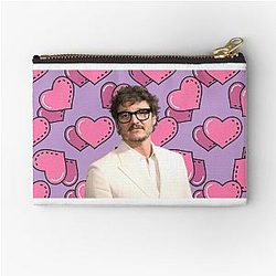 Pedro Pascal Valentine Heart Zipper Pouch