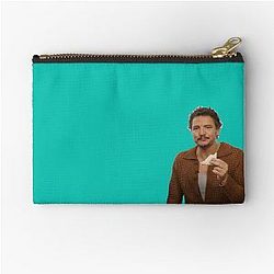 Pedro Pascal eats a sandwich