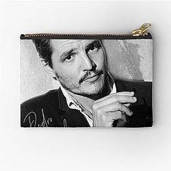 Pedro Pascal BW Zipper Pouch