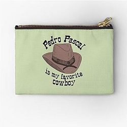 Pedro Pascal my favorite cowboy Zip Pouch